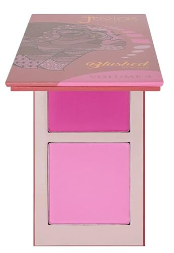 Juvia's Place Blushed Duo Blush Volume4 - Two Tone Pigmented Buildable Pressed Mineral Powder - Rosy Natural Cheeks Matte Fresh Finish for All Skin Color | Amazon (US)