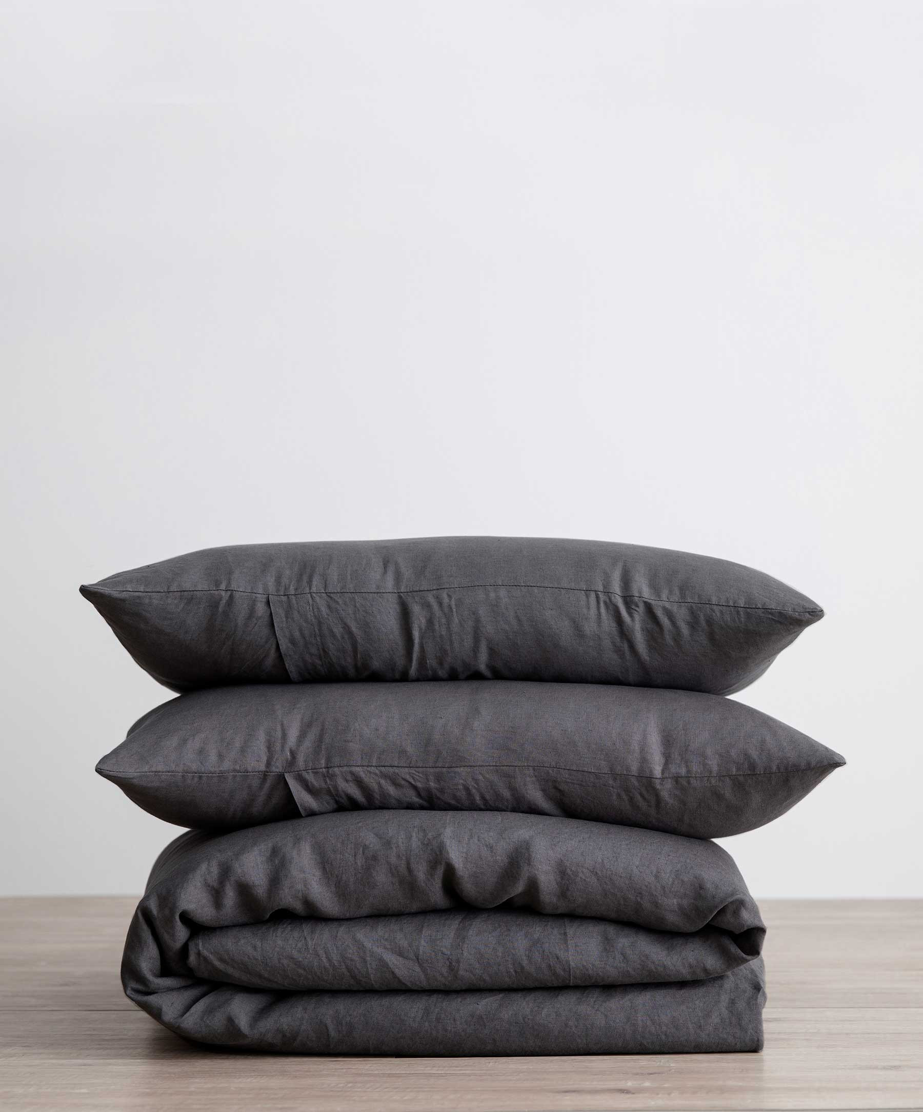 Linen Duvet Cover Set - Slate | CULTIVER US