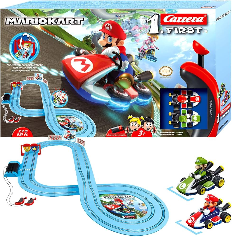 Carrera 20063028 Mario Kart - FIRST Slot Racing Track, For Children From 3 Years And Adults, 2.9 ... | Amazon (UK)
