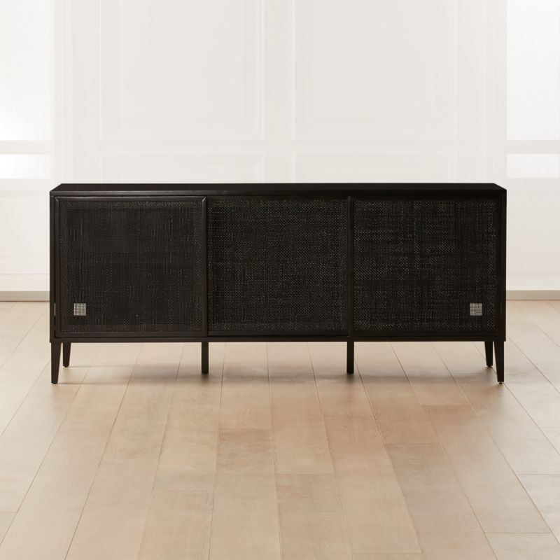Canna Cane Black Credenza + Reviews | CB2 | CB2