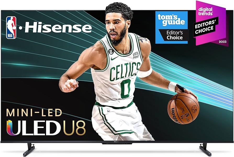 Hisense 65-Inch Class U8 Series Mini-LED ULED 4K UHD Google Smart TV (65U8K, 2023 Model) - QLED, ... | Amazon (US)