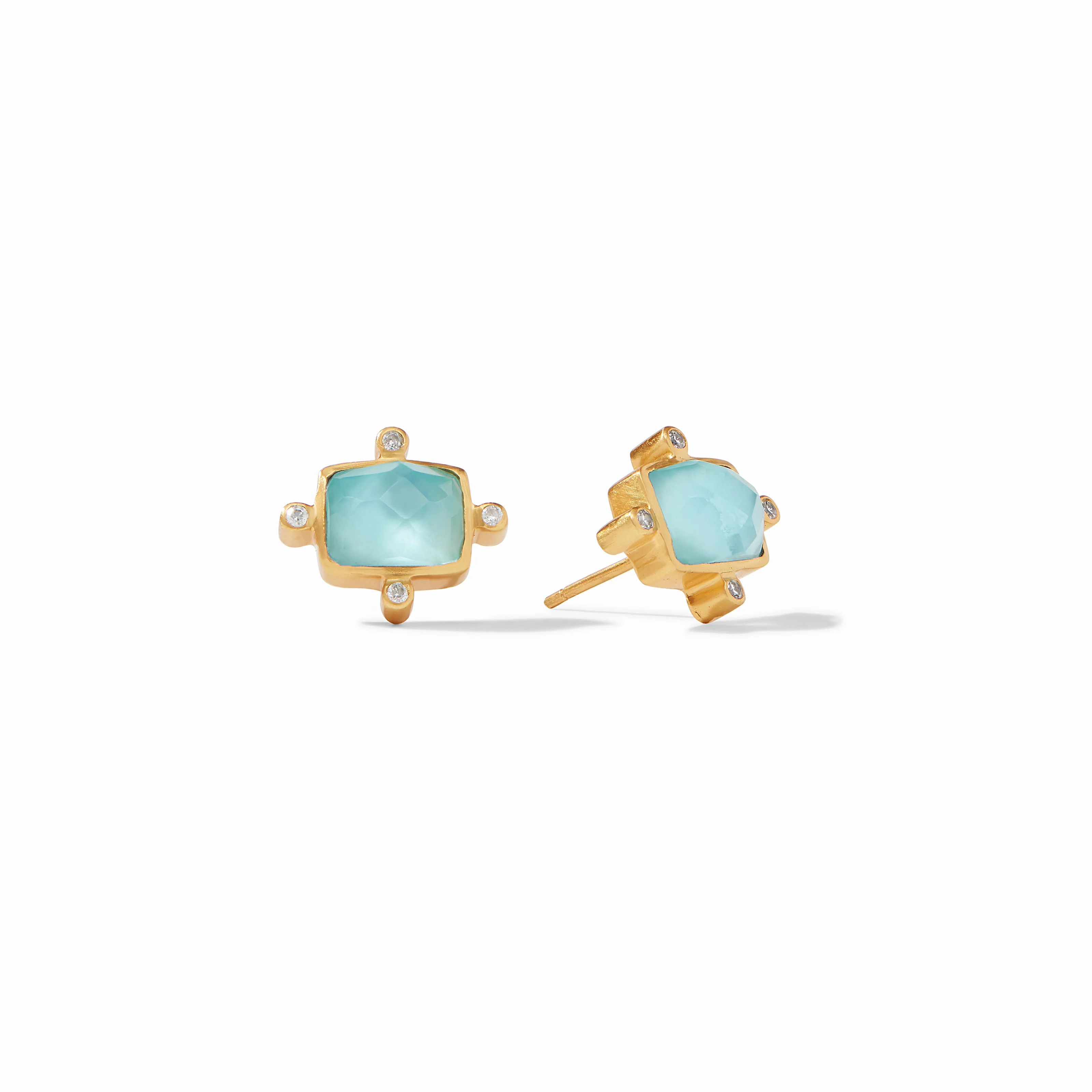Clara Gold Stud Earrings | Julie Vos | Julie Vos