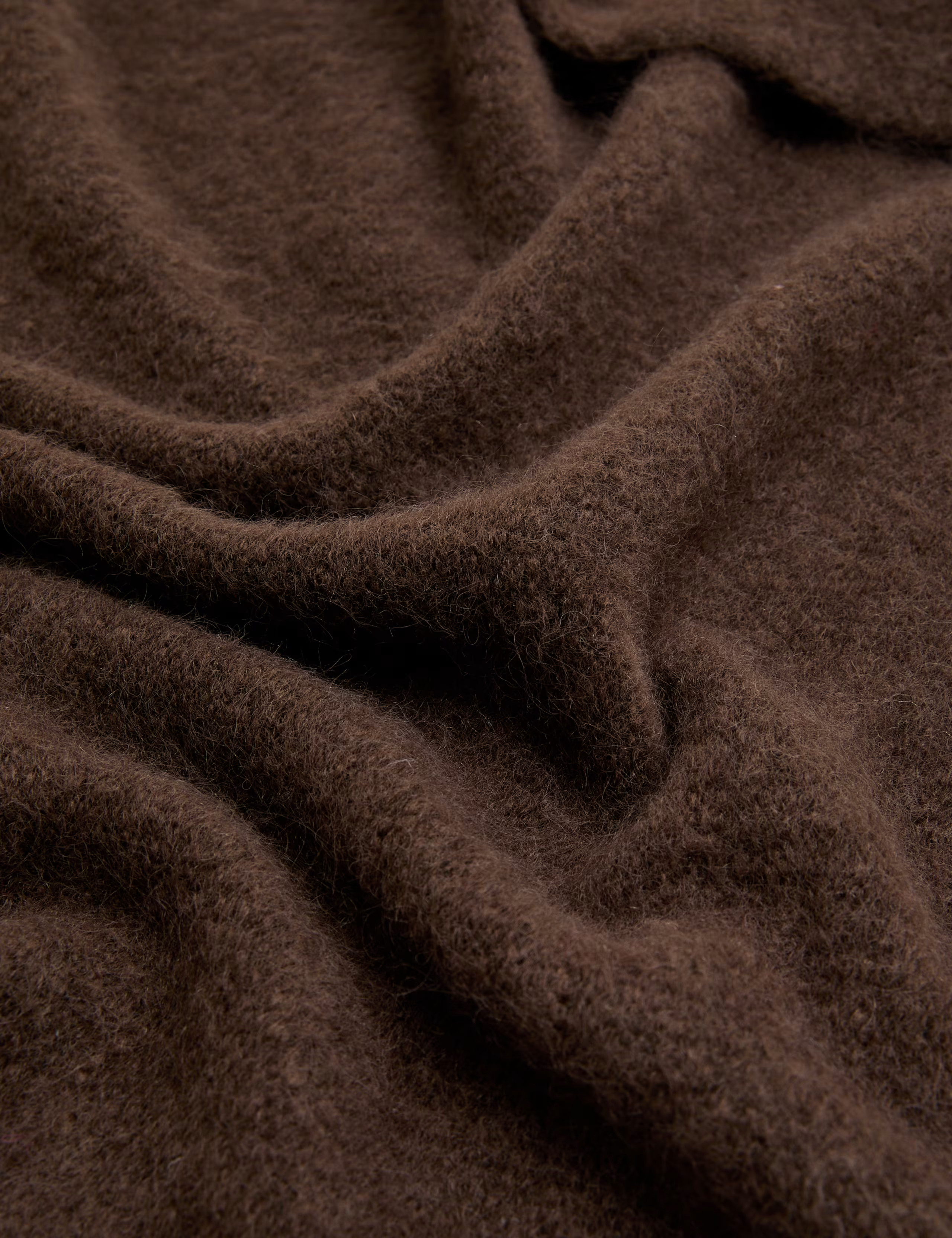 Knitted Textured Triangle Scarf with Wool | Marks & Spencer (UK)