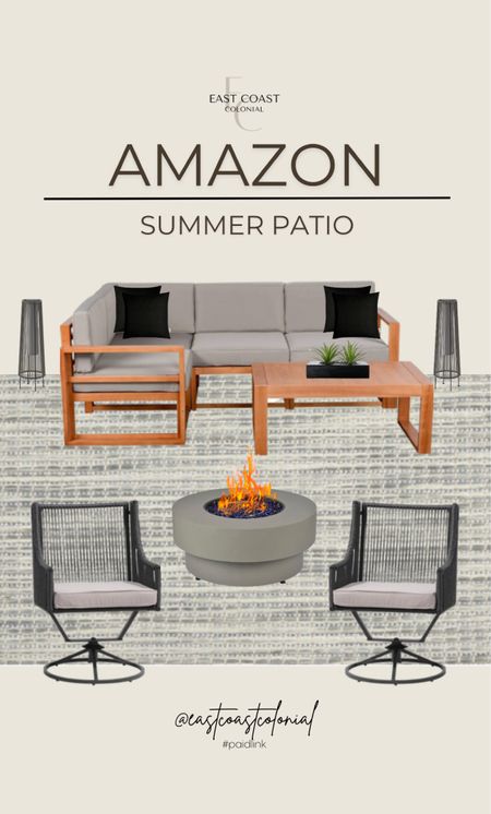 Summer patio design, all from Amazon!


Outdoor couch, outdoor accent chairs, outdoor floor lamp, outdoor fire pit, outdoor area rug, outdoor throw pillows, Amazon home decor, Amazon furniture, Amazon outdoor furniture, outdoor home decorr


#LTKStyleTip #LTKHome