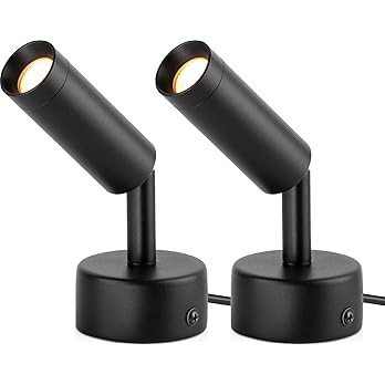 URTOM 2 Pack Indoor Spotlight LED Up Lights for Plant 120V Floor Spot Lights Accent Light Indoor ... | Amazon (US)