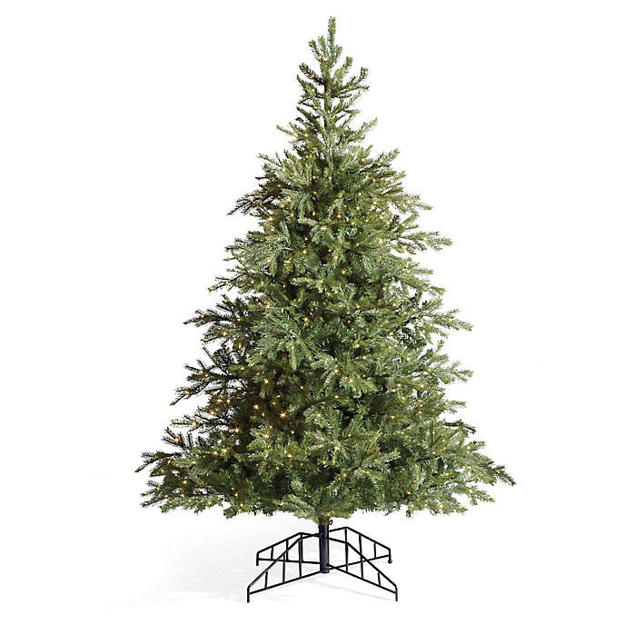 Grand Fir Tree with Warm White LED Lights & Easy Assembly | Frontgate