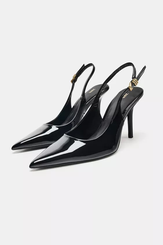 METAL BUCKLE HEELS | Zara UK