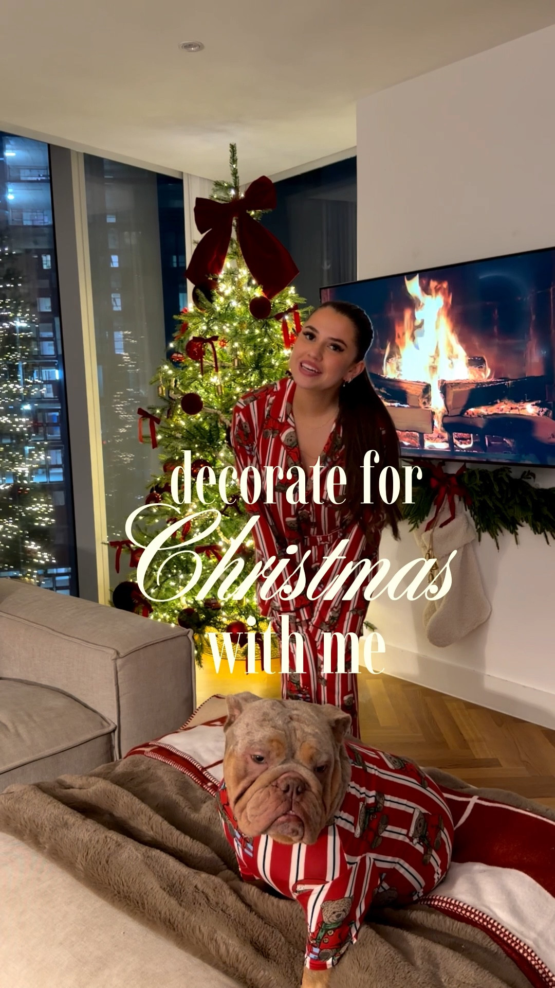 Decorate for Christmas with me! 🎄✨🐶

Ahhhh my favourite time of the year - I just love it so much 😭 I’ve gone for a burgundy theme this year and I just love it, feels so cosy!!

How cute and mine and dollys matching pyjamas?! 🧸

Linking all the details over on my LTK! All of the tree decorations are B&M and Home bargains 

#LTKwinter #LTKuk #LTKfestive