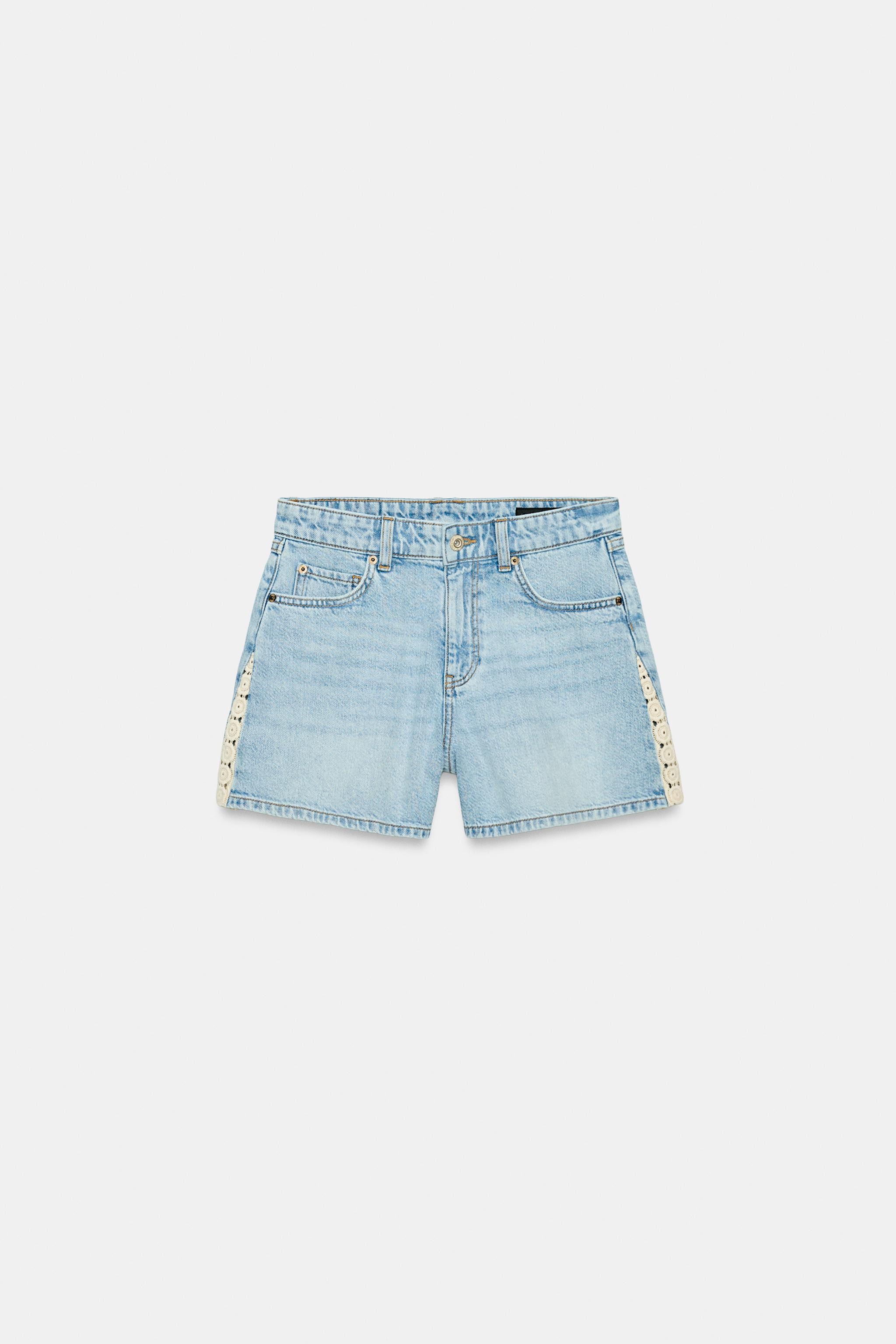 Z1975 CROCHET COMBINATION SHORTS | Zara AU