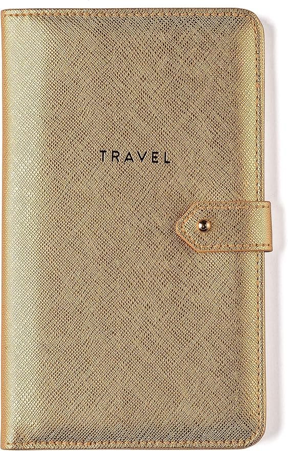 Eccolo Bifold Travel Wallet With Button Stud Closure | Organize Your Documents, Cash, Credit Card... | Amazon (US)