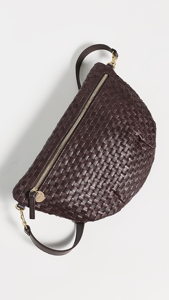 Woven Checkered Grande Fanny Bag | Shopbop