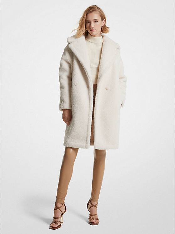 Sherpa Teddy Coat | Michael Kors CA