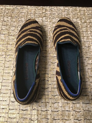 Rothys Chai Zebra Loafer Size 7.5 | eBay US