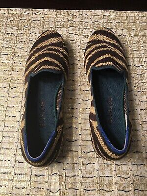 Rothys Chai Zebra Loafer Size 7.5 | eBay US