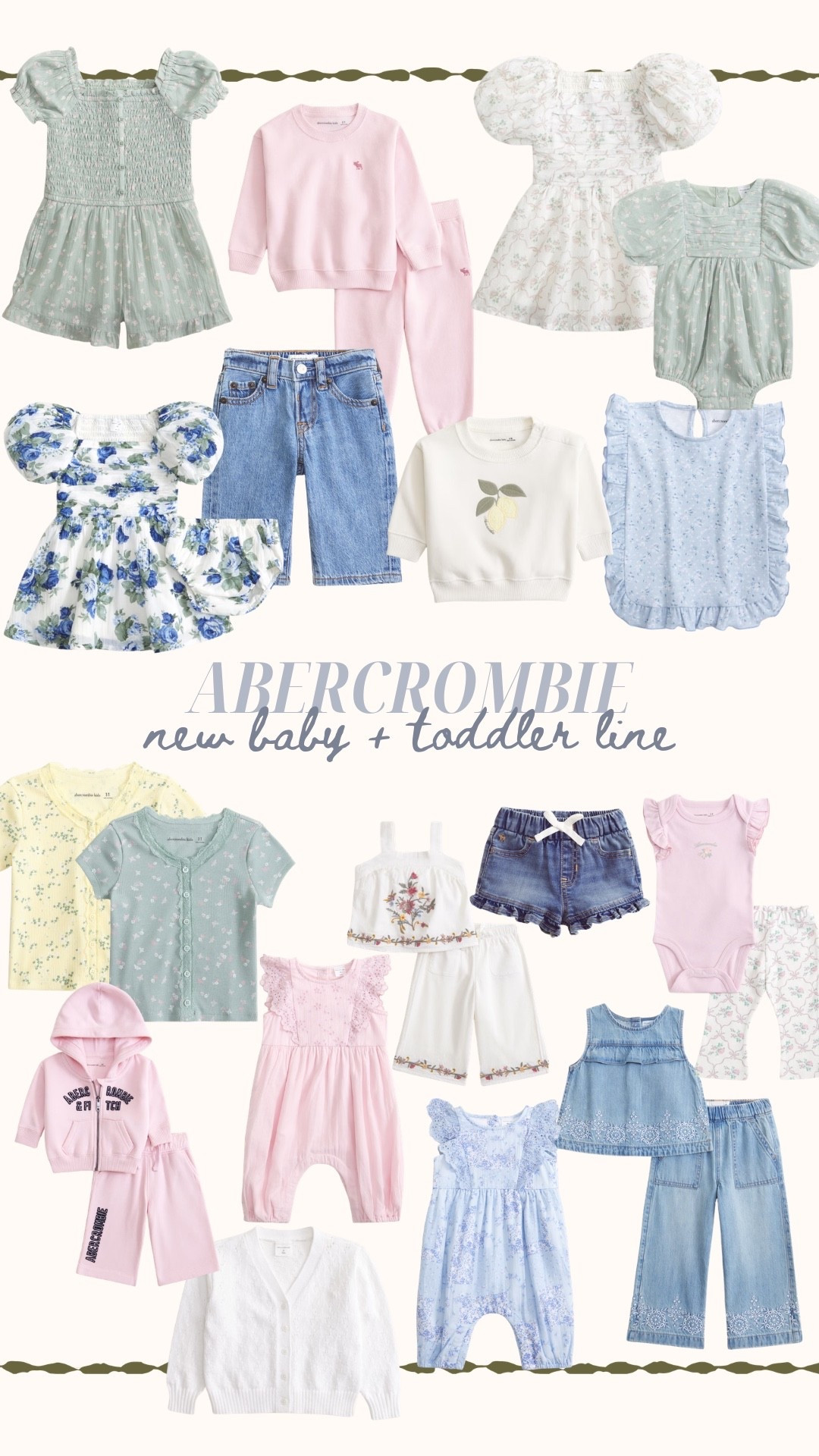 New Abercrombie baby & toddler line!!

#LTKmomlife #LTKBaby #LTKKids