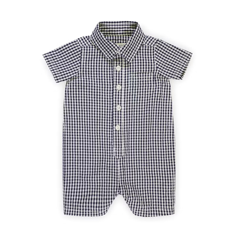 Hope & Henry Baby Seersucker Button Front Romper | Target