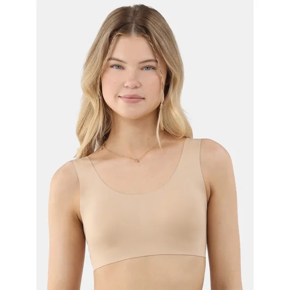 No Boundaries Wire-Free Bonded Scoop Bra, Sizes XS to XXXL | Walmart (US)