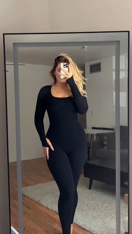 This shapewear jumpsuit is so stretchy and flattering! I’m wearing size L✨ My entire closet is Amazon OQQ at this point 👀 This brand is a must try! ☁️ Click below to shop! Follow me for daily finds 🤍

Amazon, Amazon finds, amazon fashion, amazon must haves, amazon try on, Amazon clothes, amazon shapewear, shapewear, shapewear tops, skims dupes, skims inspired tops, shapewear shirts, shirt, long sleeve shirt, long sleeve top, bodysuit, shapewear bodysuit, amazon bodysuits, amazon haul, amazon video, amazon try on haul, Amazon fashion finds, OQQ, neutral outfit, neutral style, neutral tops, neutral wardrobe, capsule wardrobe, minimalist, minimalist wardrobe, fall outfit, minimalist outfit, winter outfit, basic outfit, amazon basics, jeans, boots, family photos, casual outfit, casual fall outfits, casual winter outfits, trendy outfits, tiktok fashion, tiktok outfit, fall trends outfit, running errands outfit, concert outfit, travel outfit, vacation outfit, gifts for her, Christmas, Christmas gifts, gift ideas for her 

#LTKCyberWeek #LTKHolidaySale #LTKGiftGuide #LTKSeasonal #LTKHoliday #LTKVideo #LTKmidsize #LTKparties #LTKfindsunder100 #LTKstyletip #LTKplussize