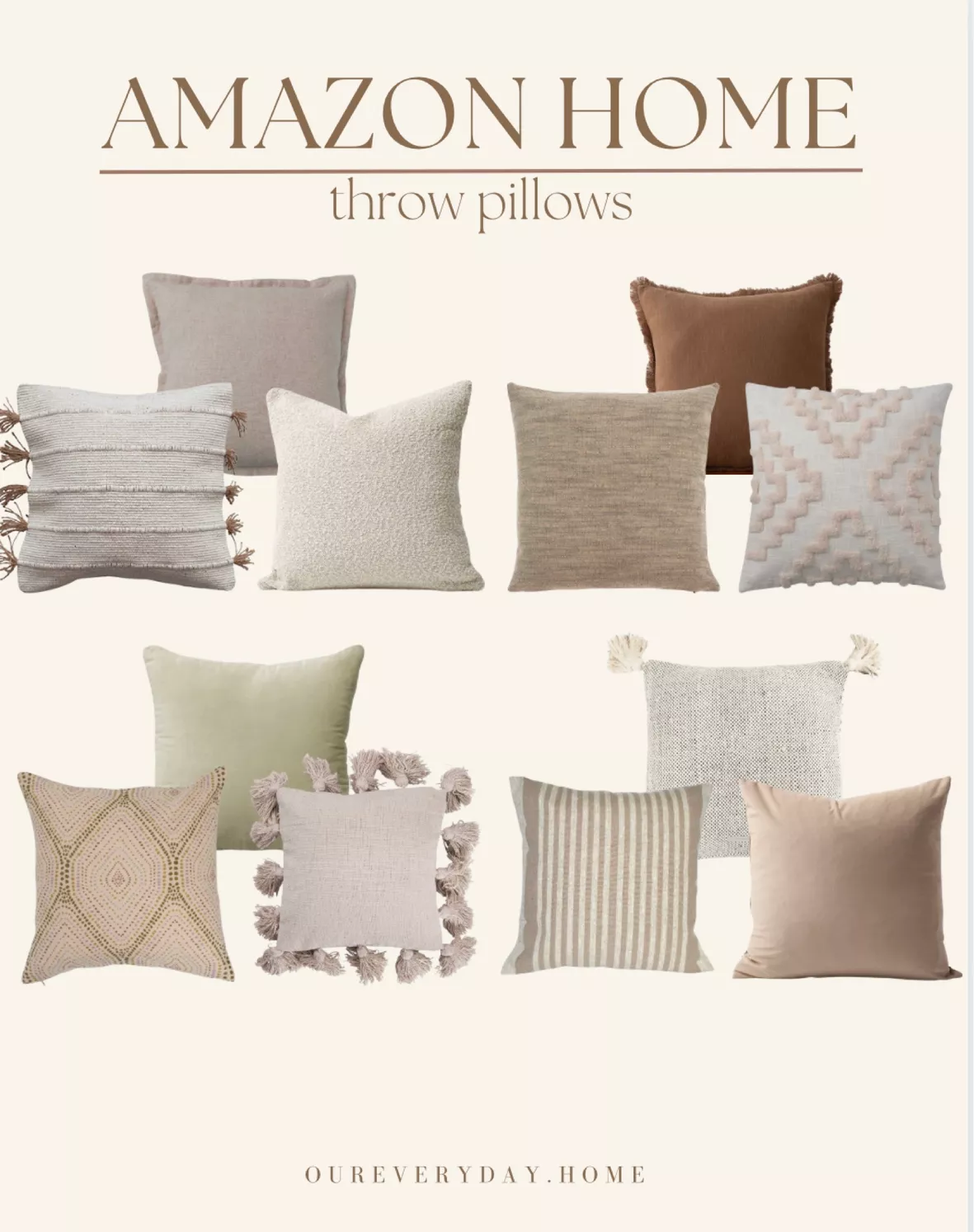 OTOSTAR Pack of 4 Throw Pillow … curated on LTK