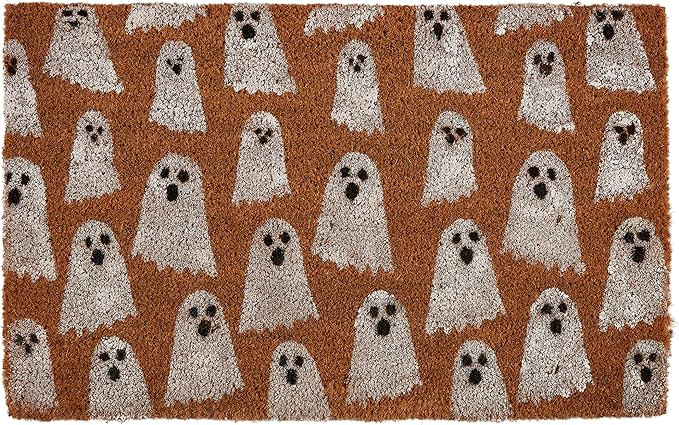 Mud Pie Glow Ghost Doormat; 18" x 29" | Amazon (US)