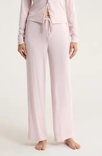Open Edit Daydream Rib Lounge Pants | Nordstrom | Nordstrom