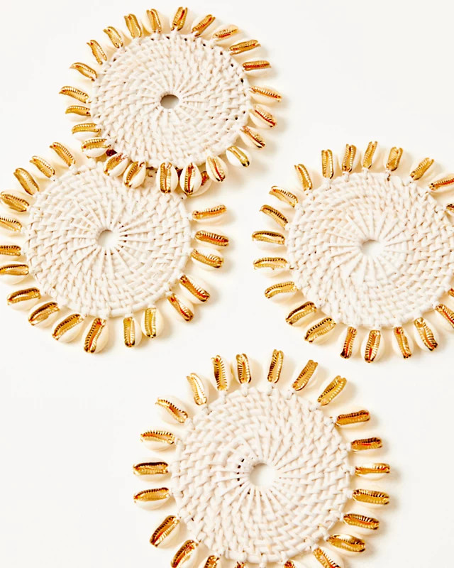 Rattan Coasters | Lilly Pulitzer