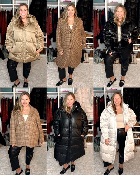Abercrombie plus size coat try-on! Ashley Dorough is wearing a size XXL in all coats - I typically wear a size 18/20/2X. She found these coats to fit generous on her body type. More like a 3X typically fits. She paired the coats with a pair of Abercrombie ankle leather pants in a size 35 and one of their tan bodysuits in a size XXL. Everything at Abercrombie is 30% off when you sign in using your myAbercrombie account! No account? No problem! Sign up for free! Necklace is from the sis kiss! Use my code ASHLEY15 for 15% off!

#LTKsalealert #LTKcurves #LTKHoliday