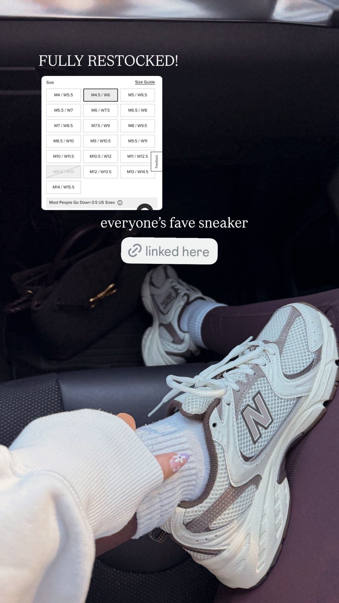 FULLY RESTOCKED!  everyone’s fave sneaker 👟🤍 i love the new balance 530’s! Size down 1/2 size! 

Sneakers, neutral sneakers, brown sneakers, mom sneakers, everyday sneakers, neutral shoe, spring sneaks, spring shoe, new balance sneakers, trendy sneakers, everyday outfit, athleisure style, athleisure outfit, what to wear 

#LTKootd #LTKmomlife #LTKSeasonal