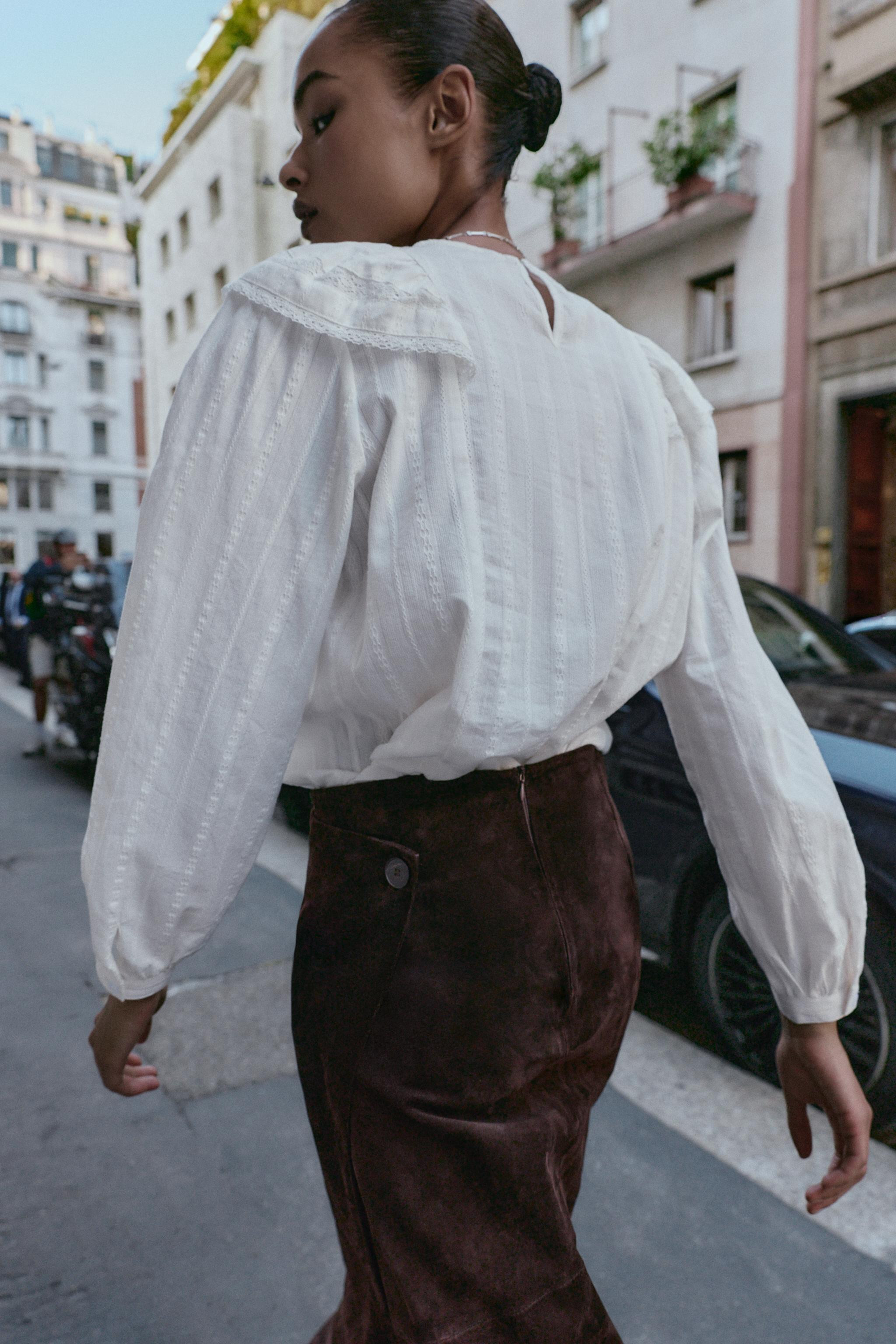 ROMANTIC RUFFLED SHIRT | Zara US