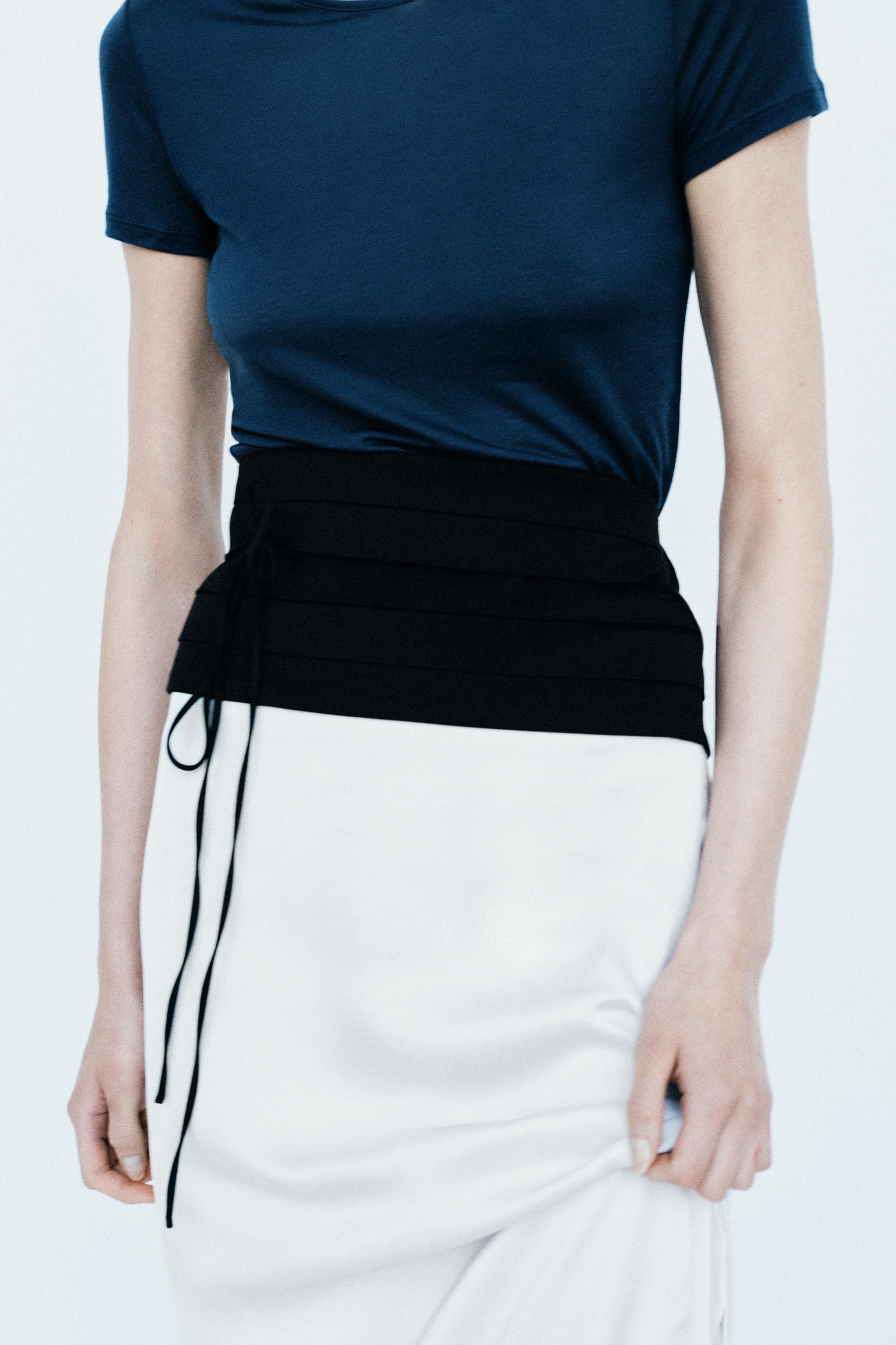 PLEATED SASH BELT | Zara US