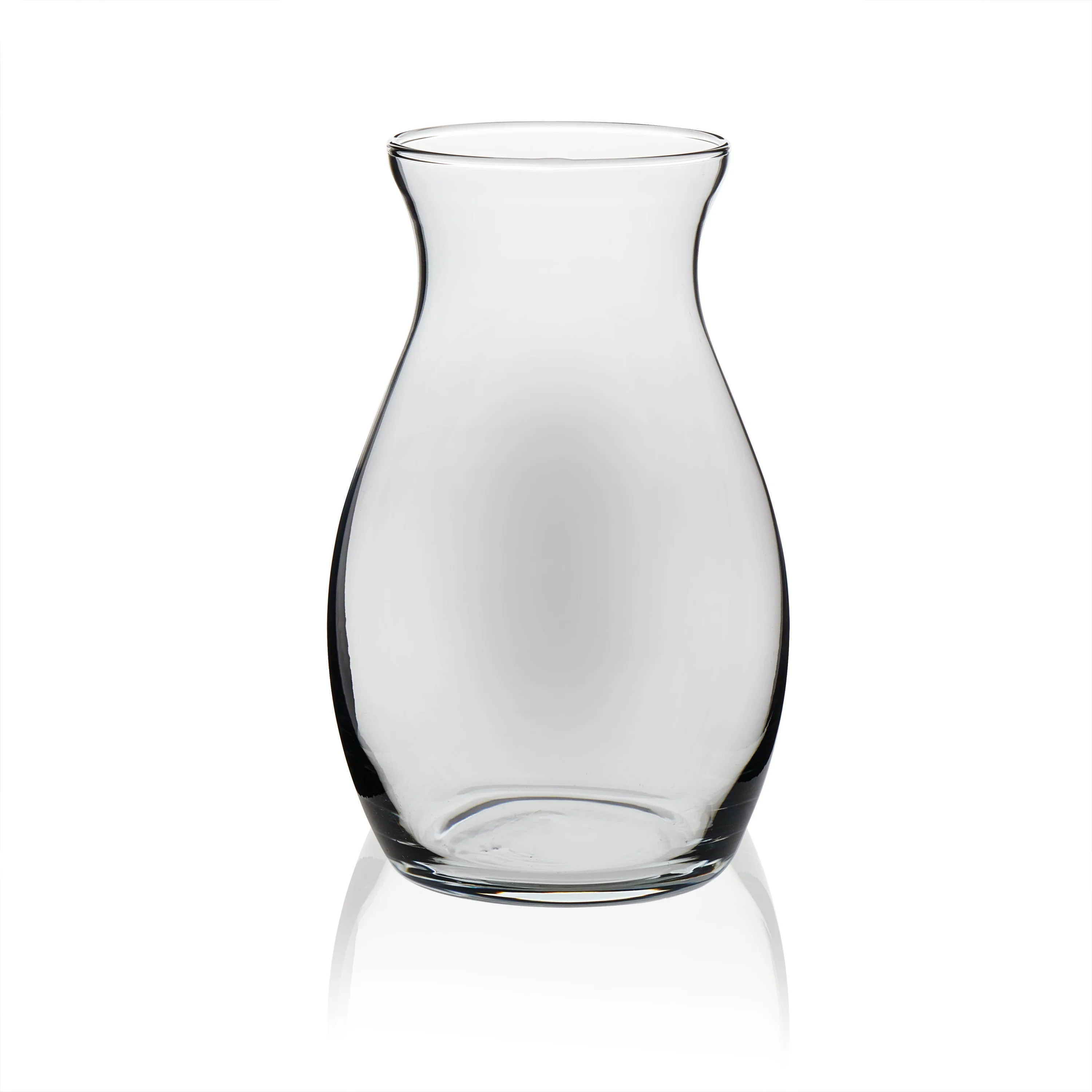 Libbey Clear Glass 7" Pot Belly Floral Vase | Walmart (US)