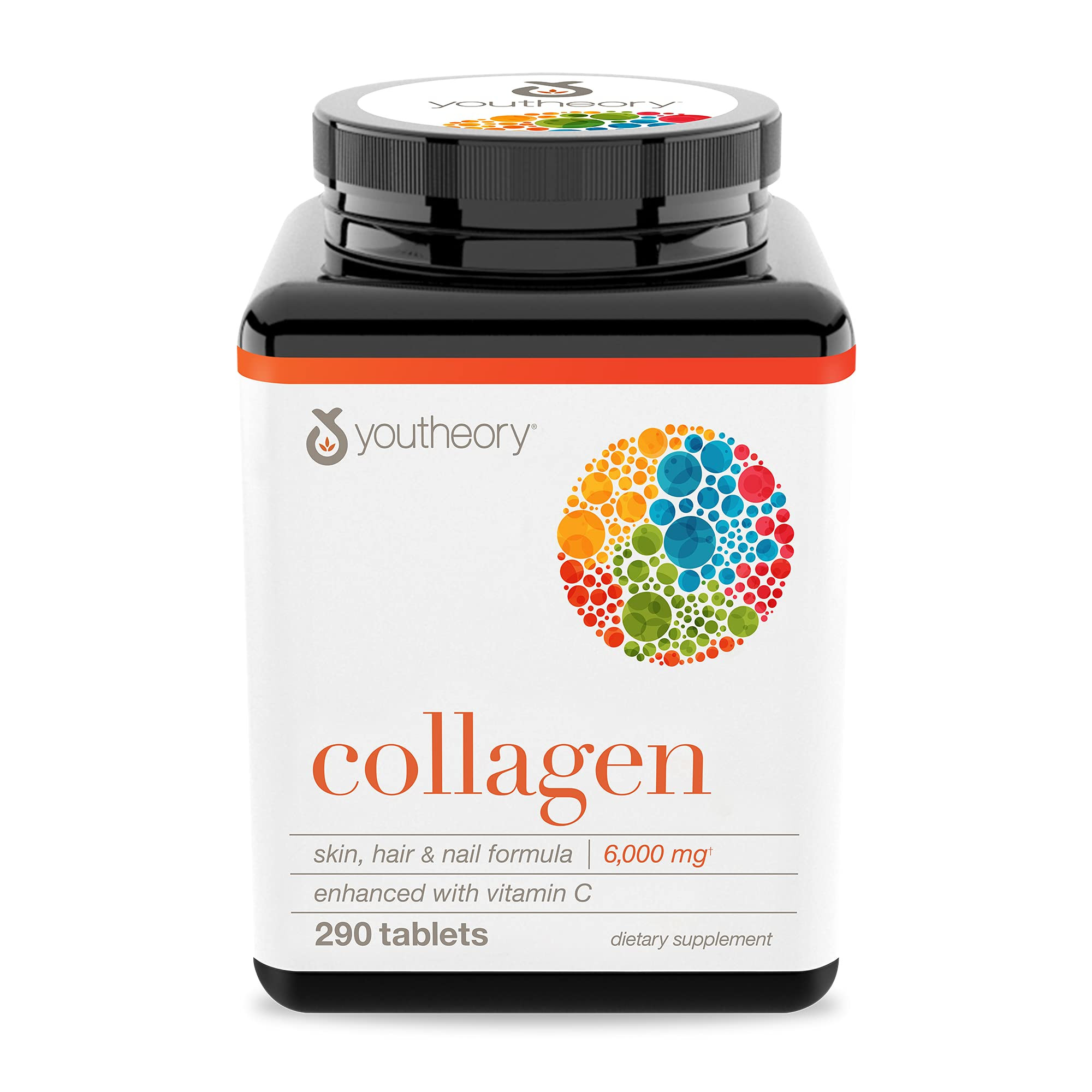 Youtheory Collagen with Vitamin C, Advanced Hydrolyzed Formula for Optimal Absorption, Skin, Hair... | Amazon (US)