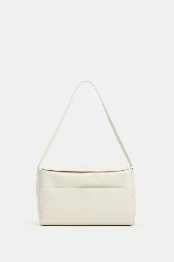 LEATHER SHOULDER BAG | Zara US