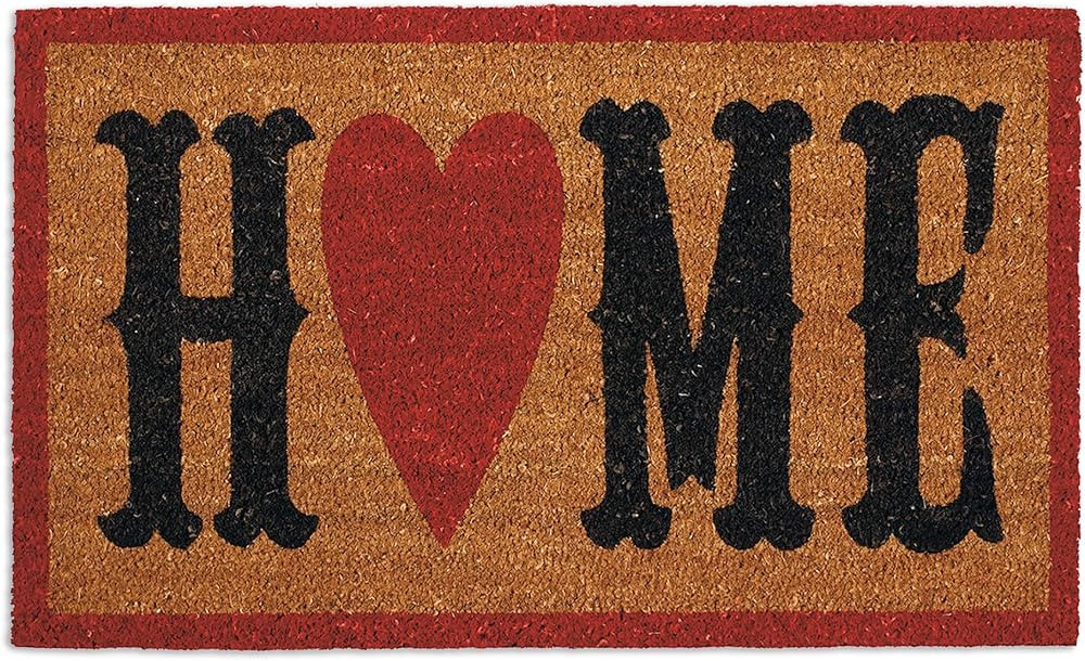 DII Heavy Duty Coir Doormat with Nonslip Vinyl Backing, Welcome Mat Outdoor Entry Way & Front Por... | Amazon (US)
