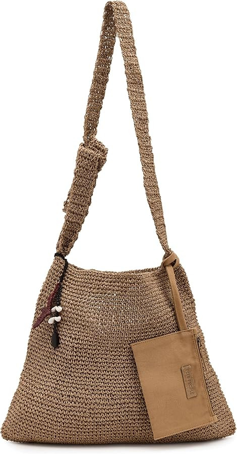Free People Coastal Crush Straw Tote | Amazon (US)