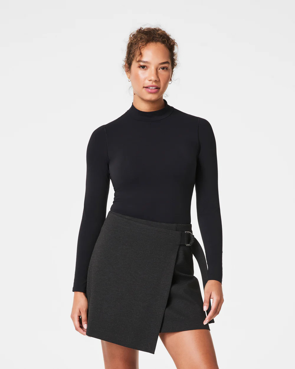 Long Sleeve Mockneck Top | Spanx