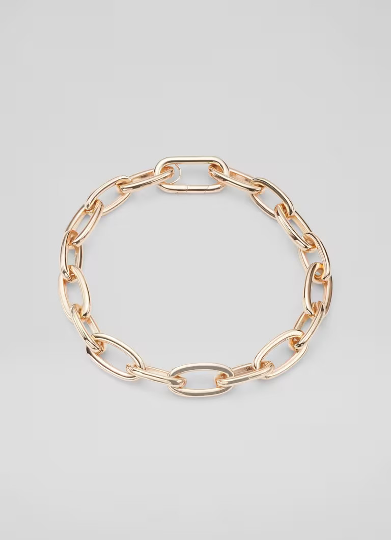 Leona Chunky Gold Chain Necklace | L.K. Bennett (UK)