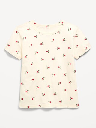 Softest Printed Short-Sleeve T-Shirt for Girls | Old Navy (US)