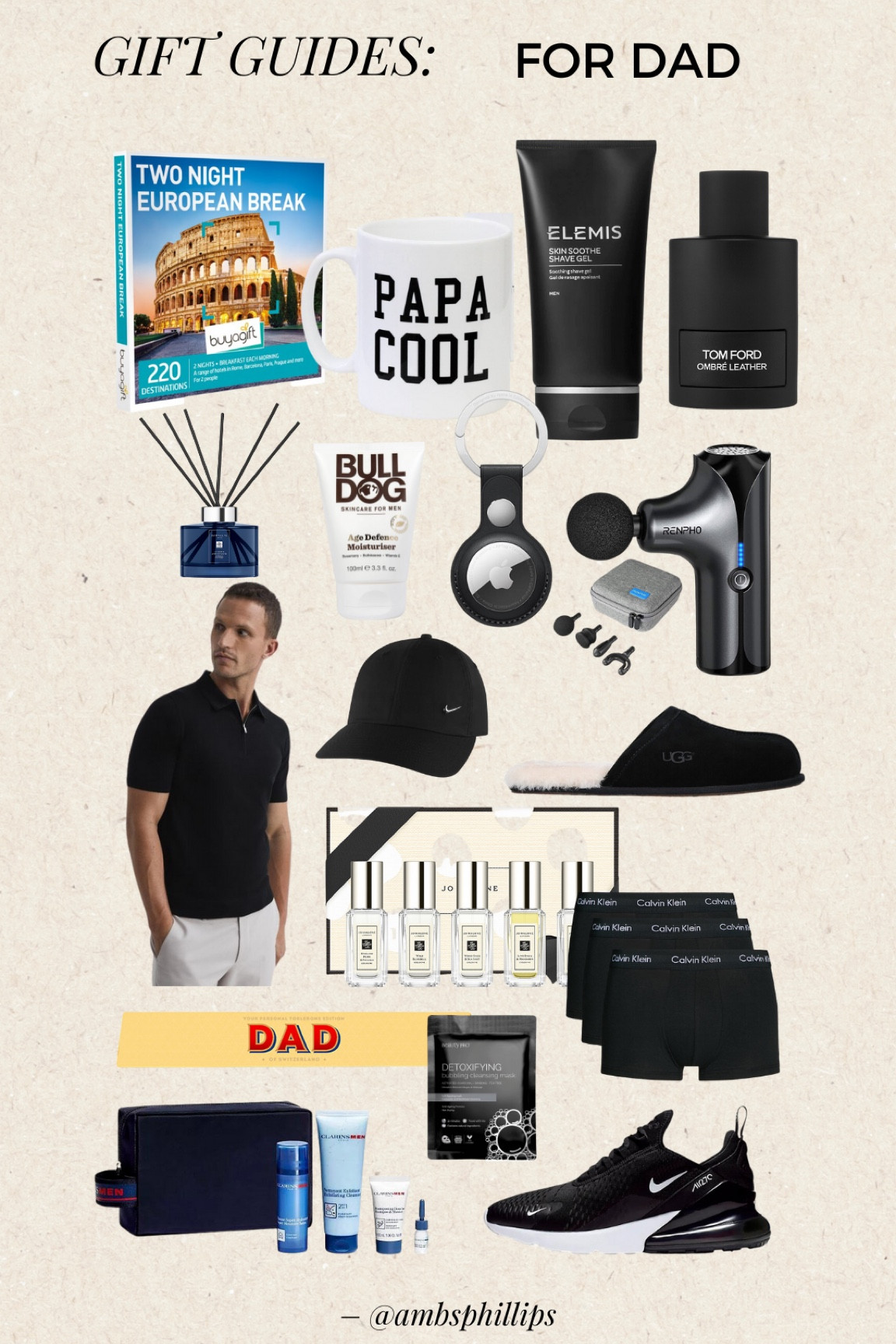 Gift guide for Dad 🛁☁️🤍

#LTKmens #LTKunder100 #LTKGiftGuide