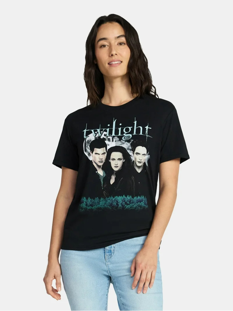 Twilight Women's Graphic Tee with Short Sleeves, Sizes XXS-XXL | Walmart (US)