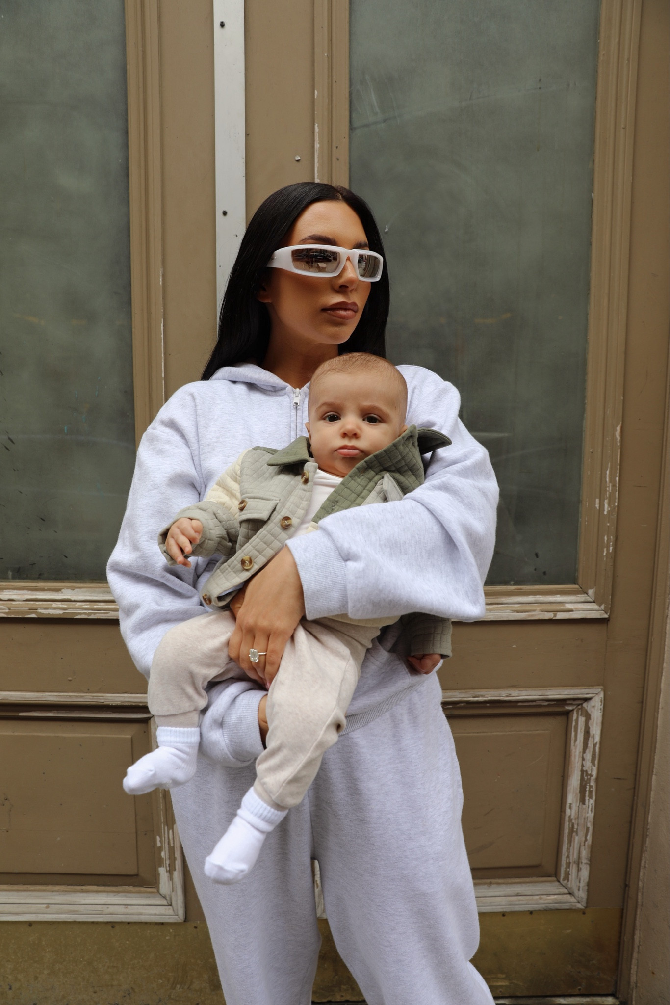 My favorite post partum outfit that was comfy, cool & good for breastfeeding 👌🏼