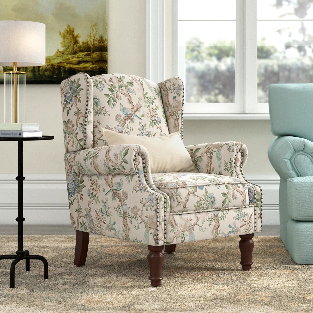 Anndi Upholstered Wingback Accent Chair | Wayfair North America