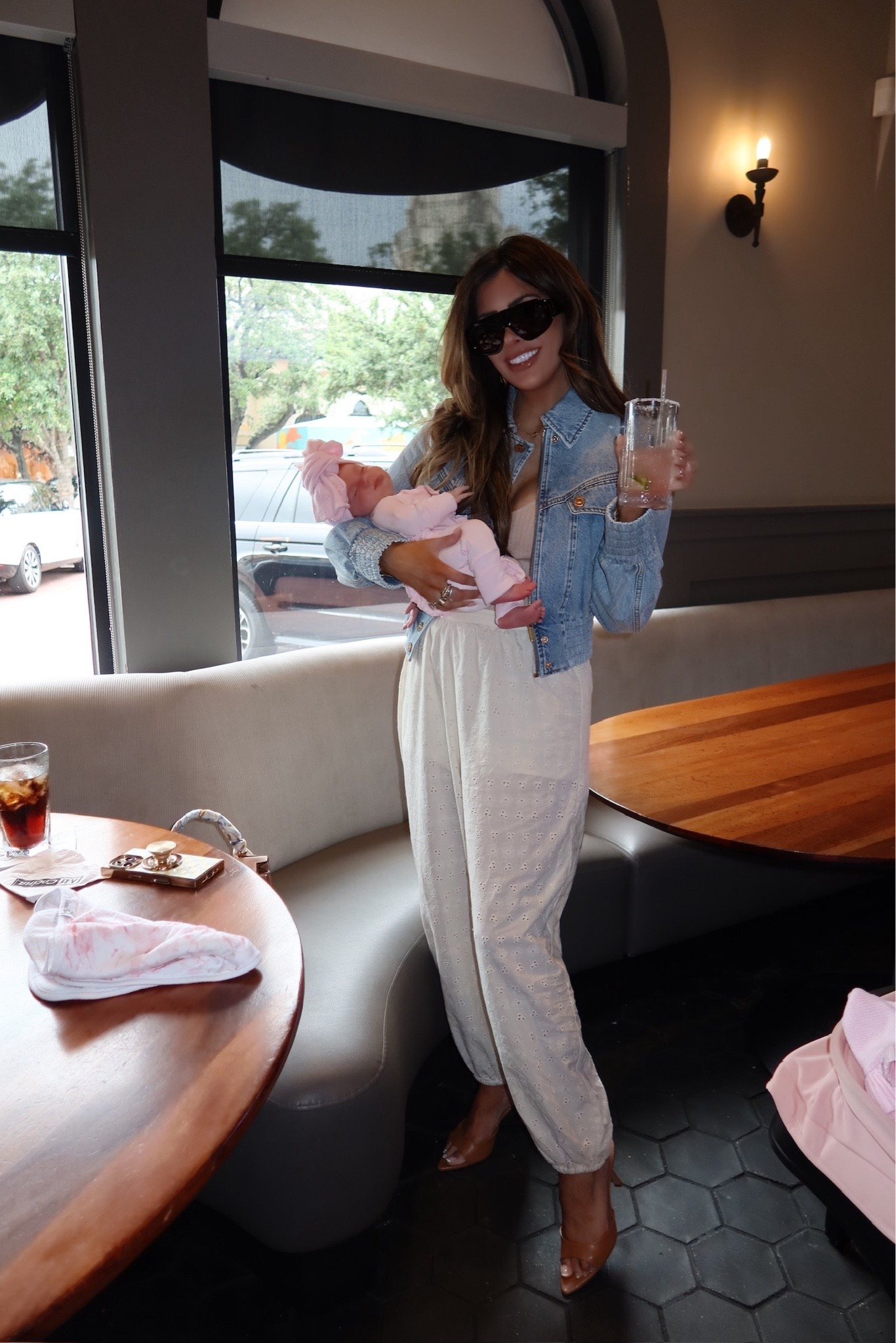 Gabby girl went on her first roadtrip! 💕 I’m wearing a medium in the balloon pants and US 6 in the jacket 

Shopbop finds, Zara fashion, Nordstrom fashion, Zimmermann, Denim jacket, Summer outfits, Vacation outfits, Emily Gemma

#LTKmomlife #LTKootd #LTKdayinmylife
