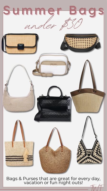 Summer Bags 
Less than $30!!!



#LTKItBag #LTKStyleTip #LTKFindsUnder50
