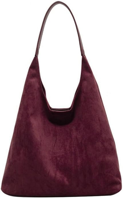 YFGBCX Tote Bags for Women Work Bags Suede Slouchy Bag Hobo Handbag Office Tote Handbag | Amazon (US)