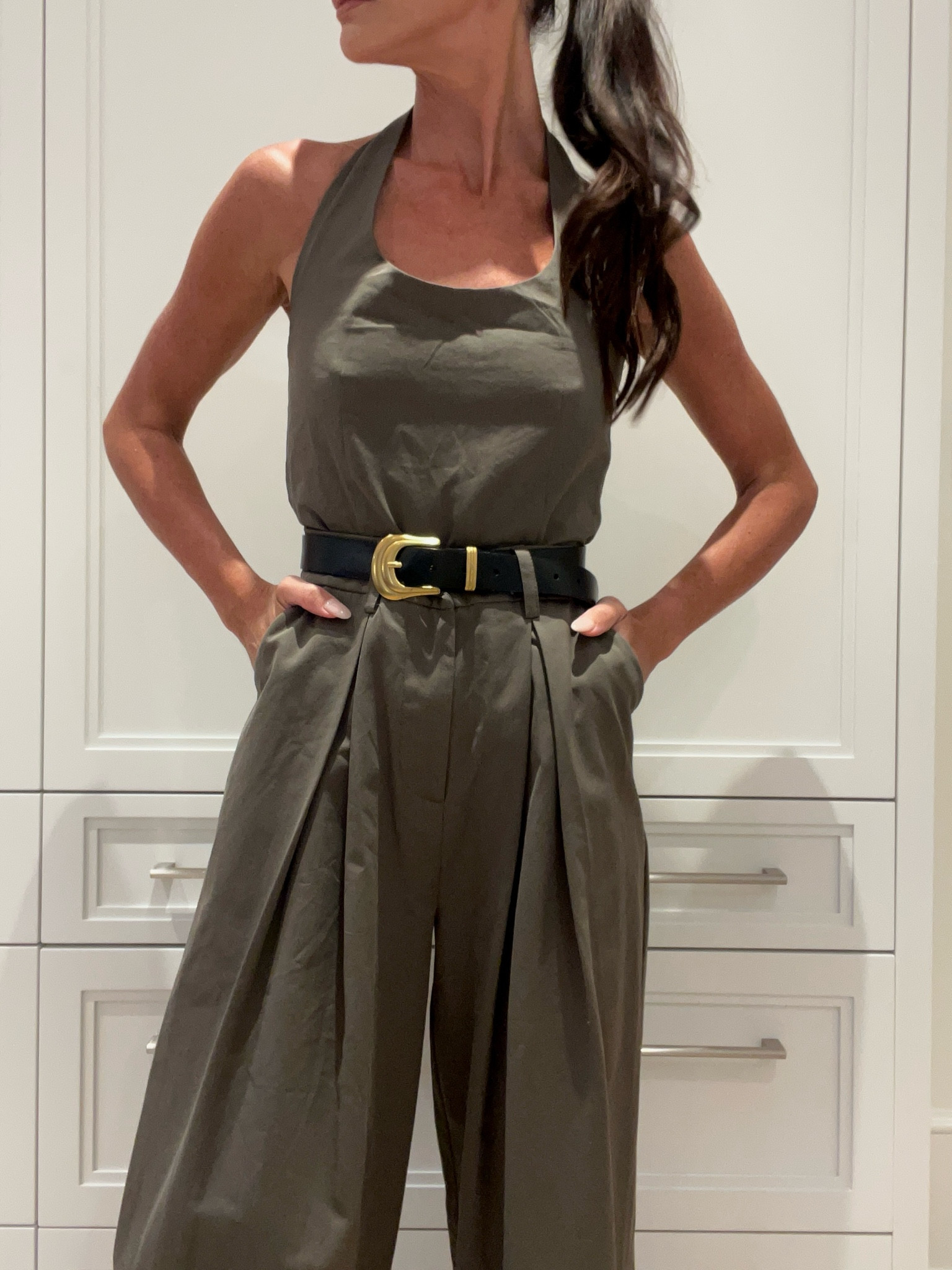 Trousers | jumpsuit | Anthropologie | business casual | work outfit | office | date night | high wasted | oversized | wide leg | slacks | halter | summer outfit | concert outfit 

#LTKStyleTip #LTKWorkwear #LTKSeasonal