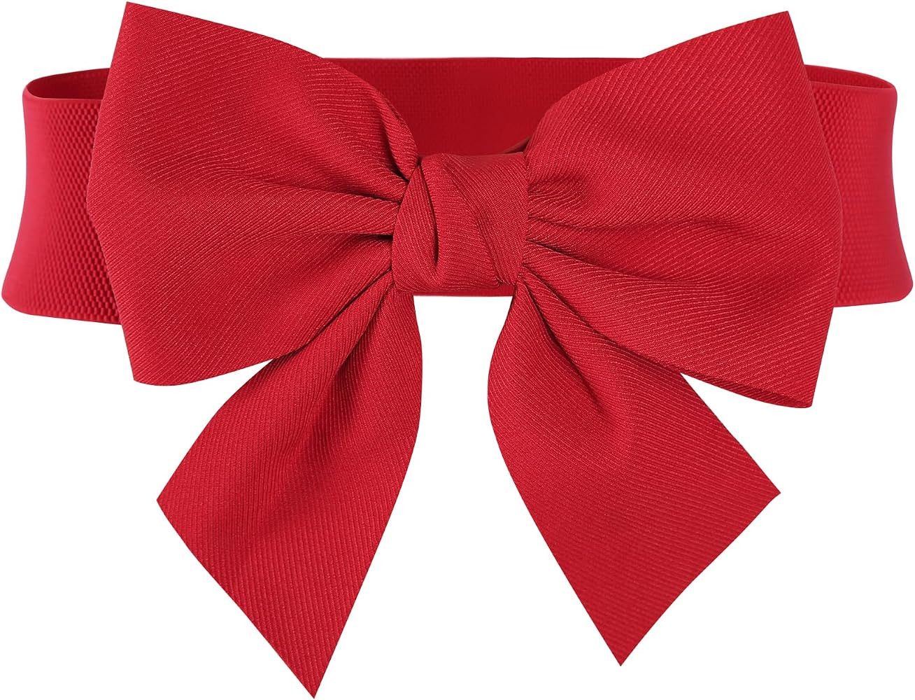 MUXXN Women's Vintage Bowknot Wide Elastic Stretchy Cinch Belt | Amazon (US)