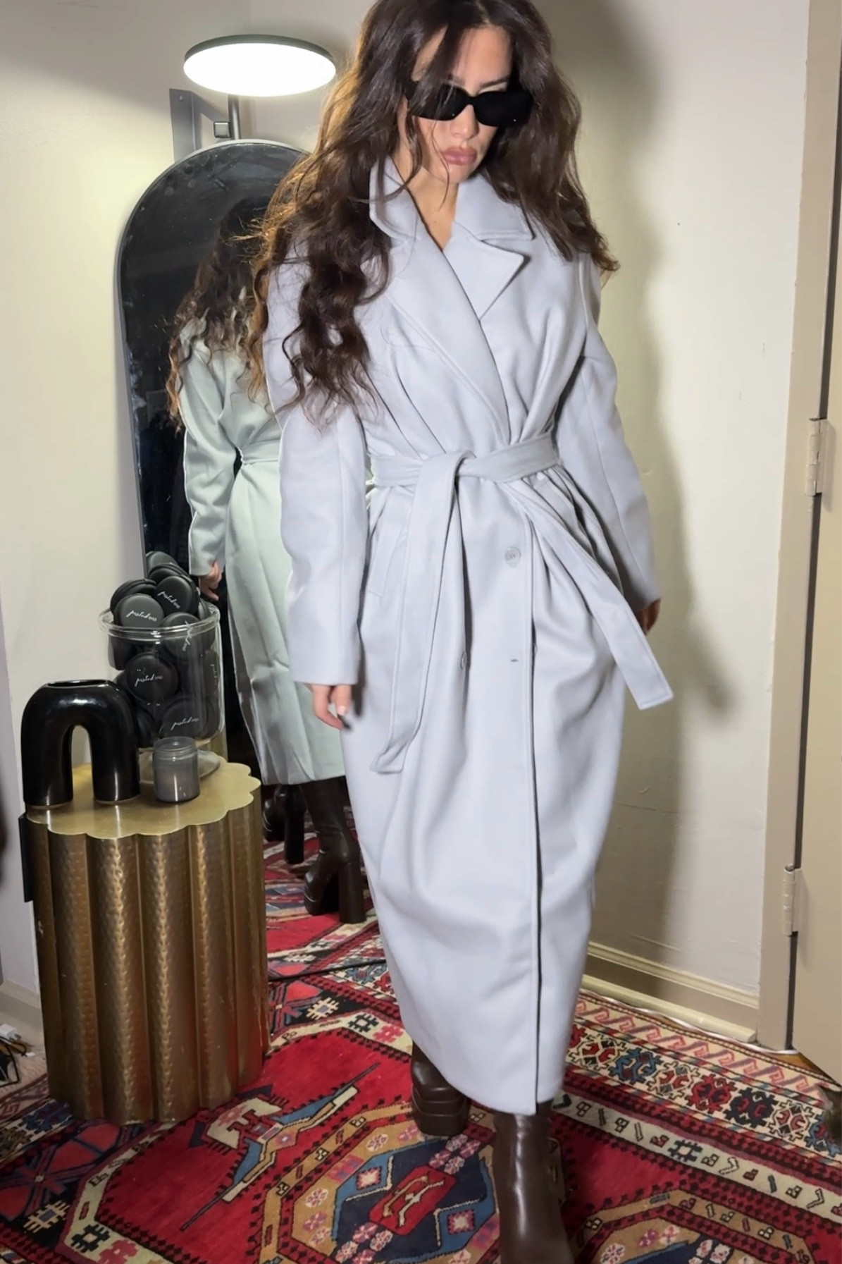 Warm grey coat 