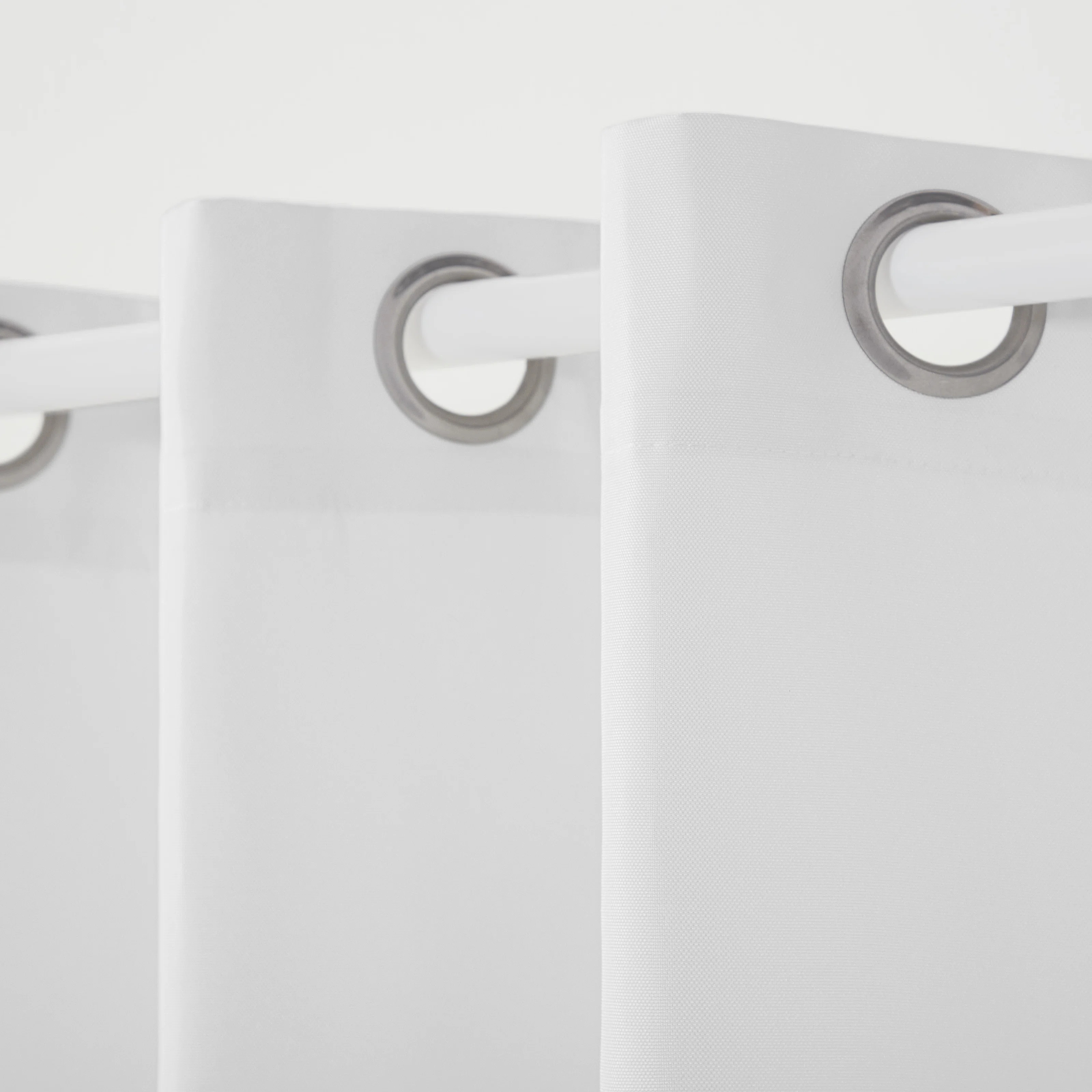 Haoxuan Solid Room Darkening Outdoor Grommet Curtain Panels (Set of 2) | Wayfair North America