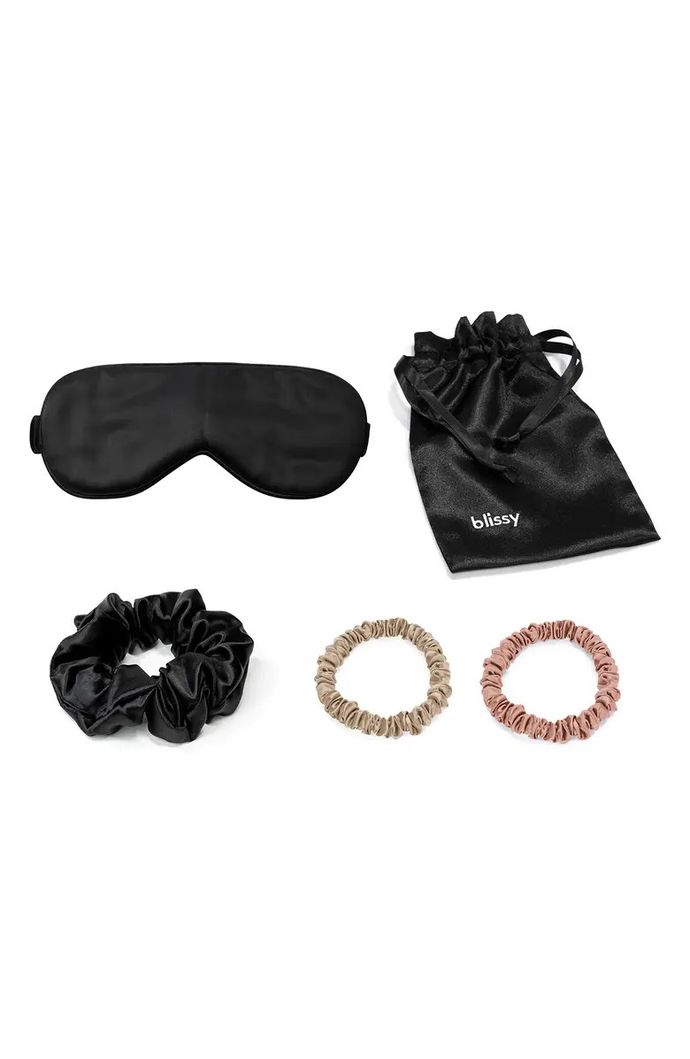 BLISSY Best of Blissy Mulberry Silk 5-Piece Travel Set | Nordstrom | Nordstrom